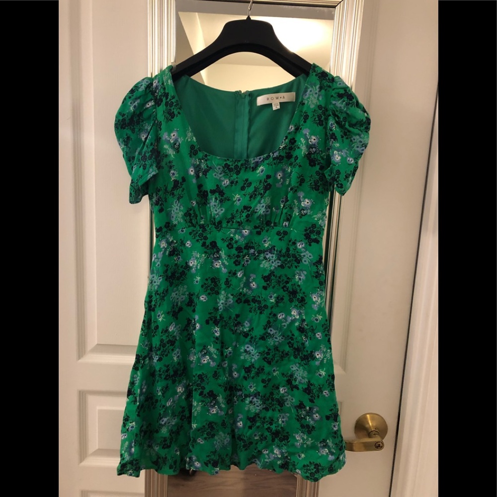 Mini floral skater dress